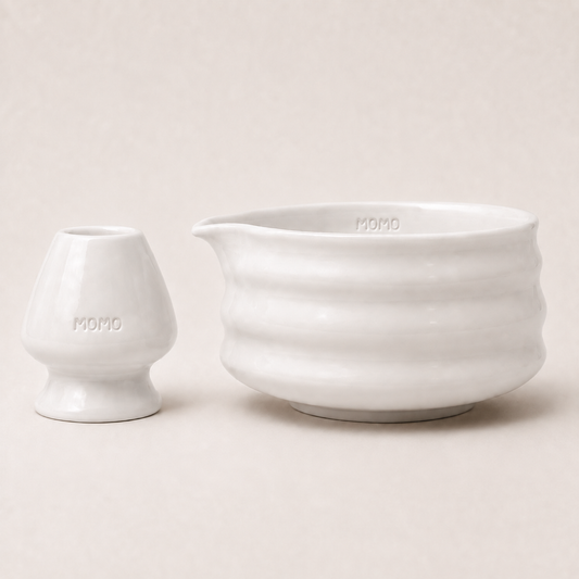 Matcha Bowl and Chawan Holder Set