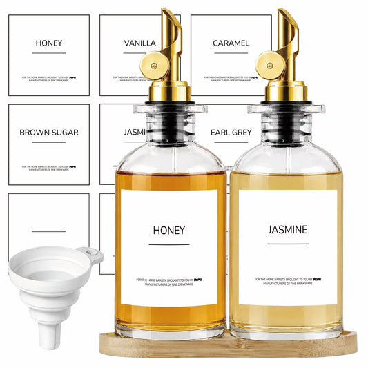 Premium Glass Syrup Lovers Set