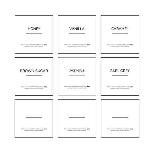 Premium Glass Syrup Lovers Set
