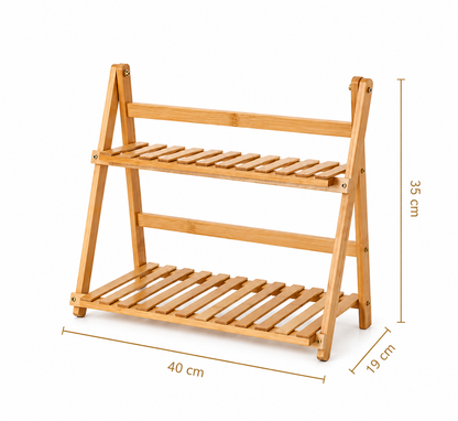 Bamboo Coffee and Matcha Bar Organiser